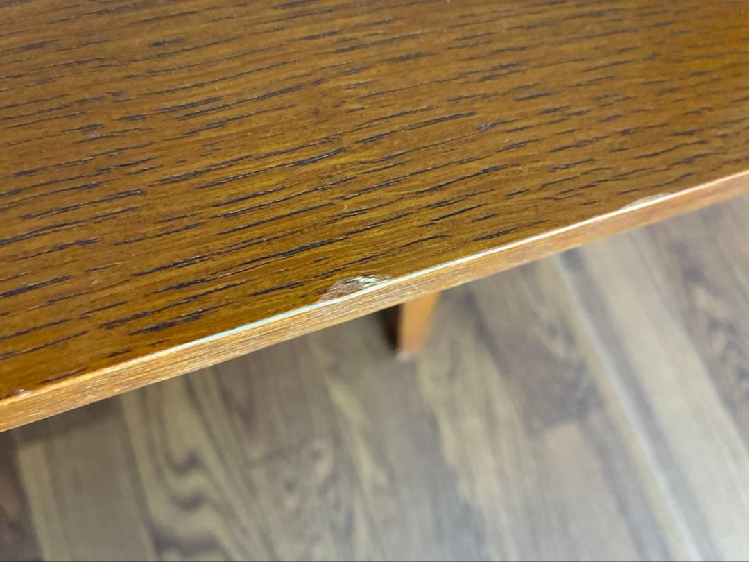 DH TEA TABLE WITH SHELF L ダークブラウン