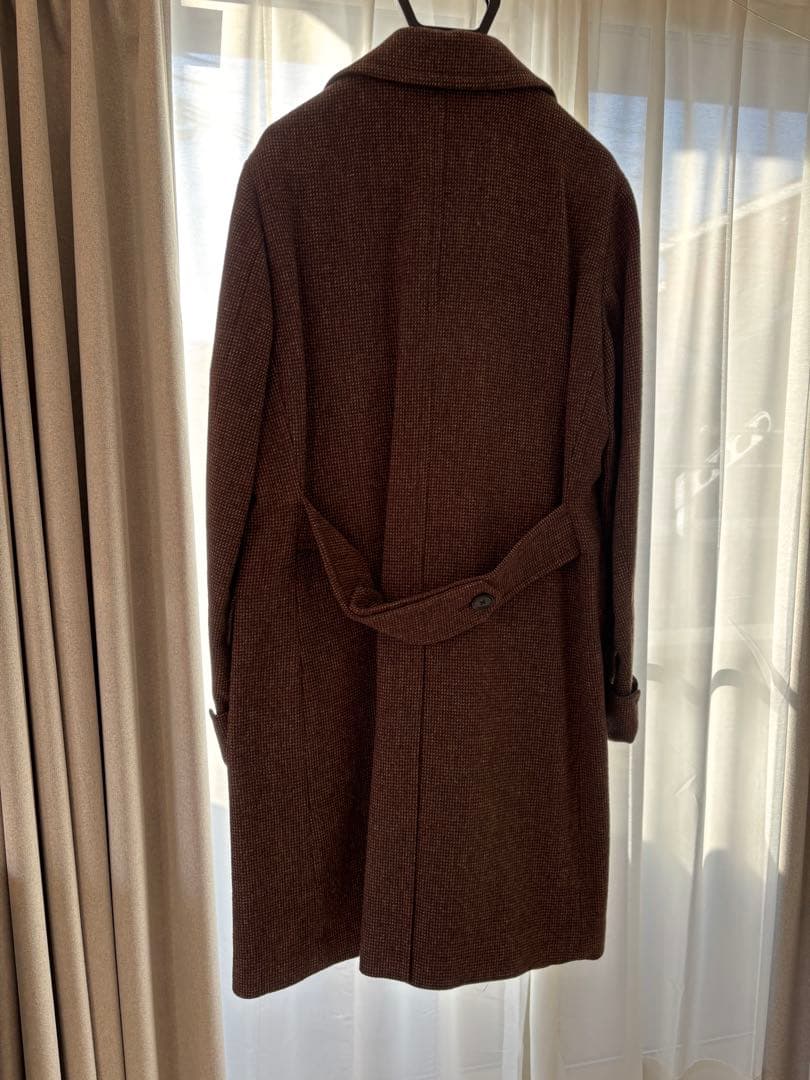 極美品 Universal Language ブリティッシュウールコート