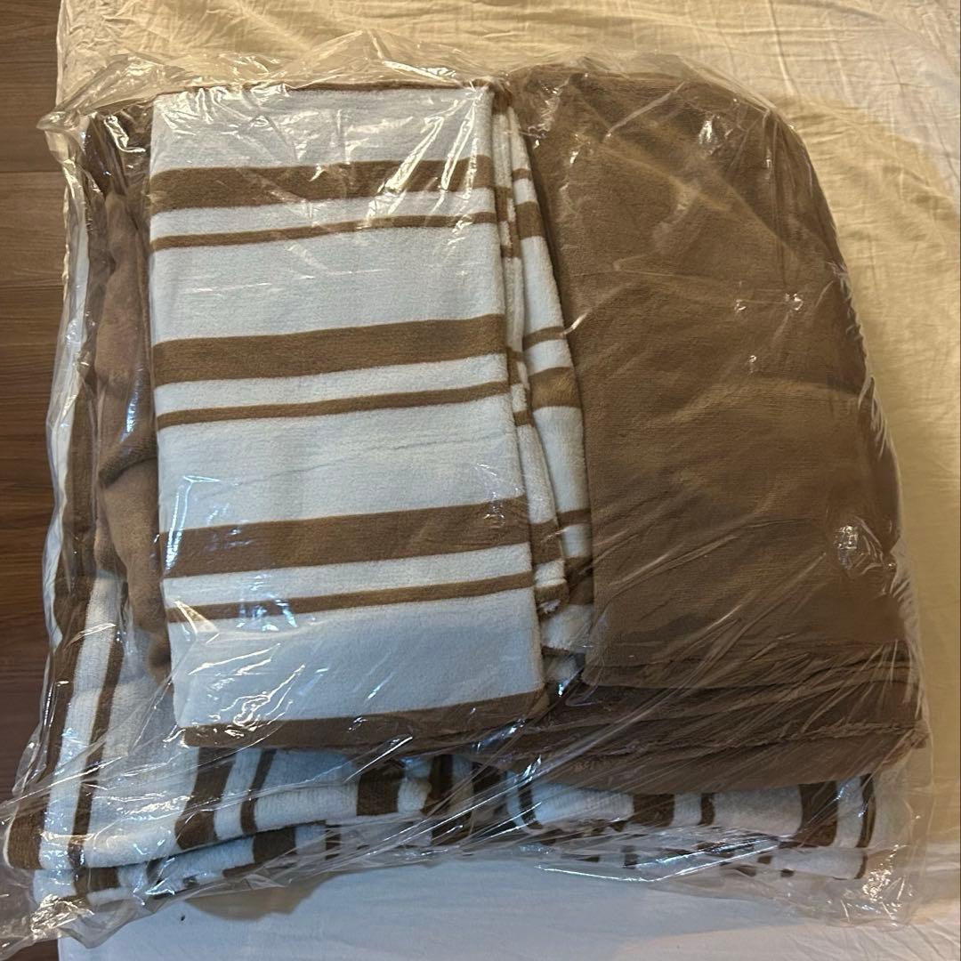 未開封mint×brown 布団カバーセットART OF BLACK