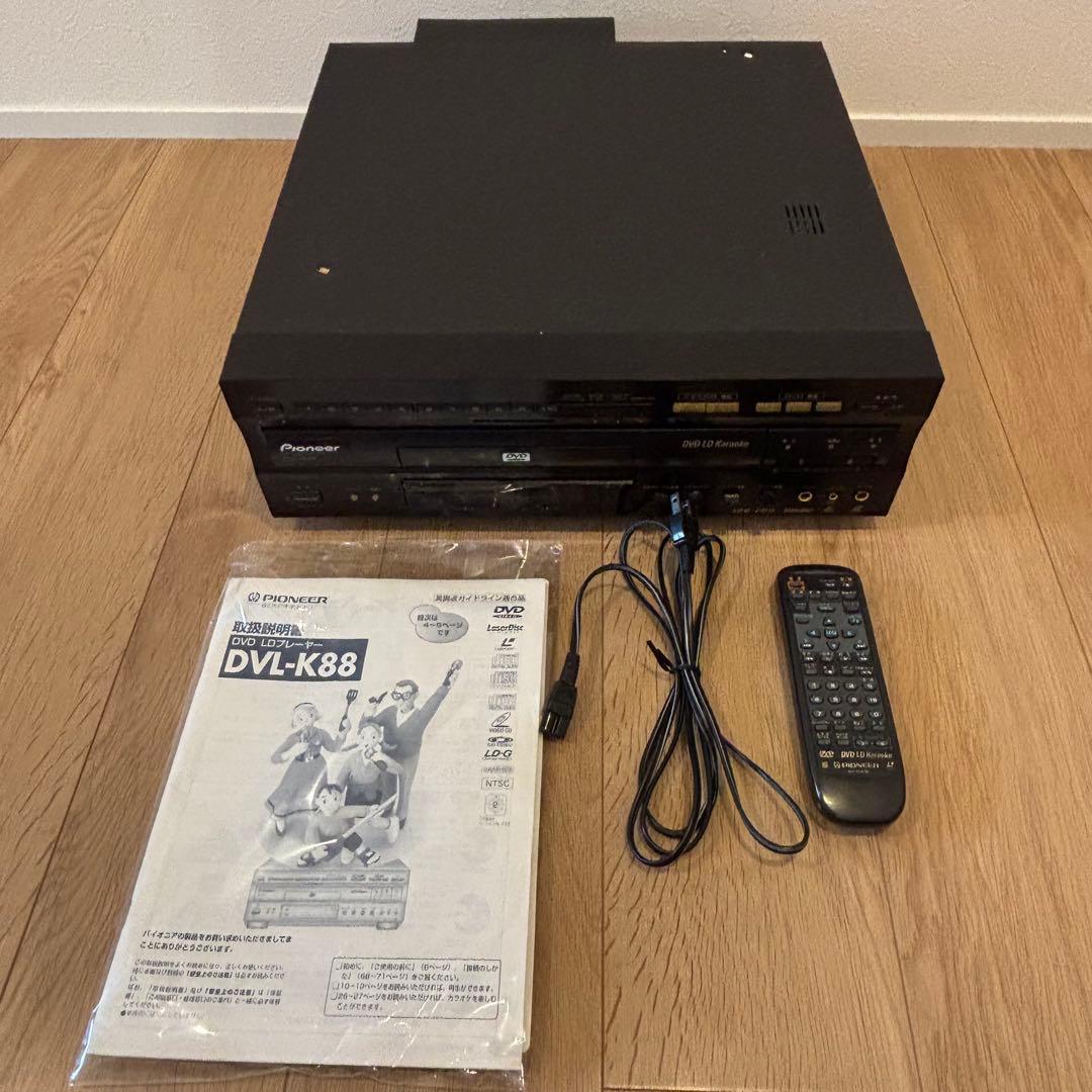 美品Pioneer DVD/LDコンパチブルプレーヤーカラオケ対応DVL-K88