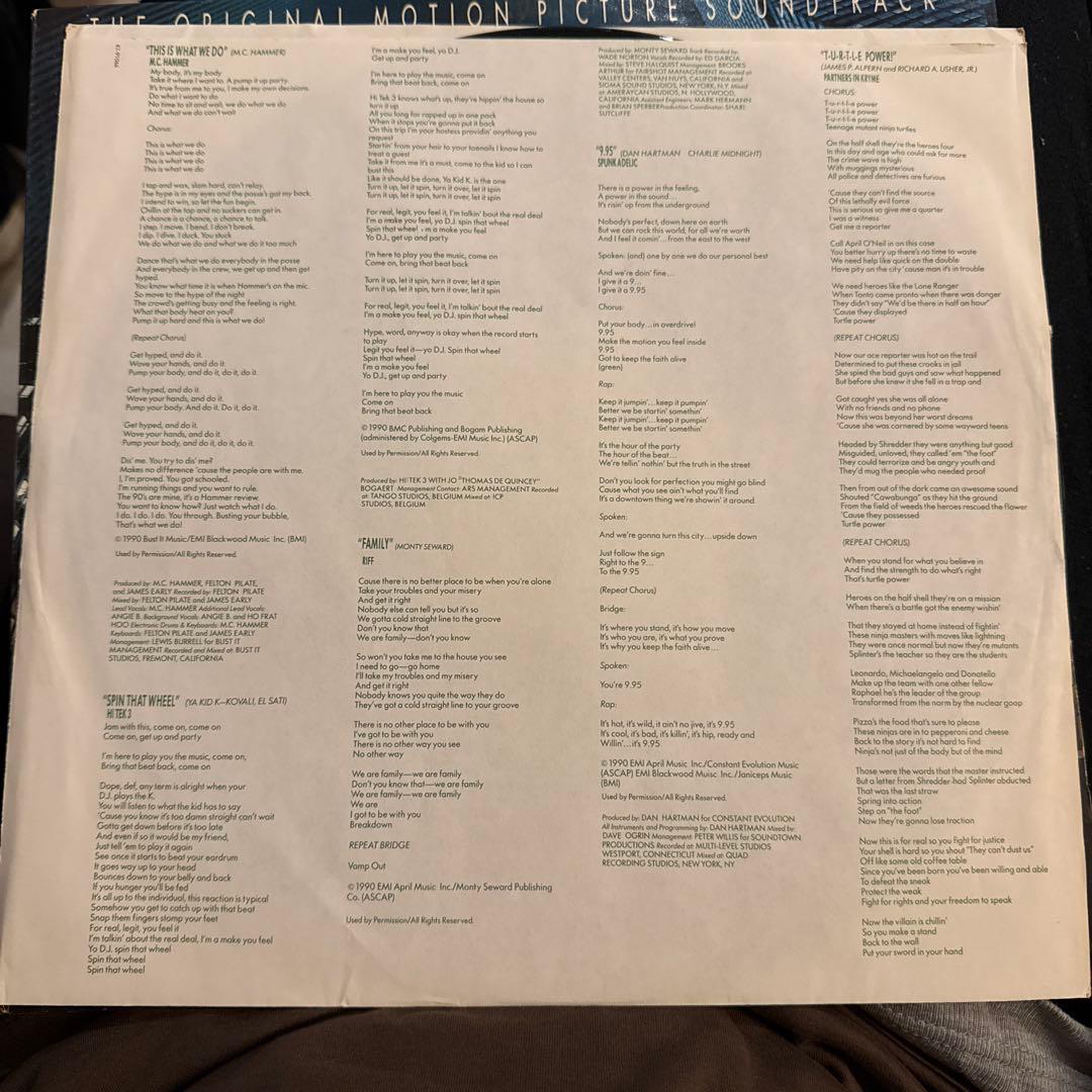 (レア)ティーンエイジ・ミュータント・ニンジャ・タートルズ sbk レコード