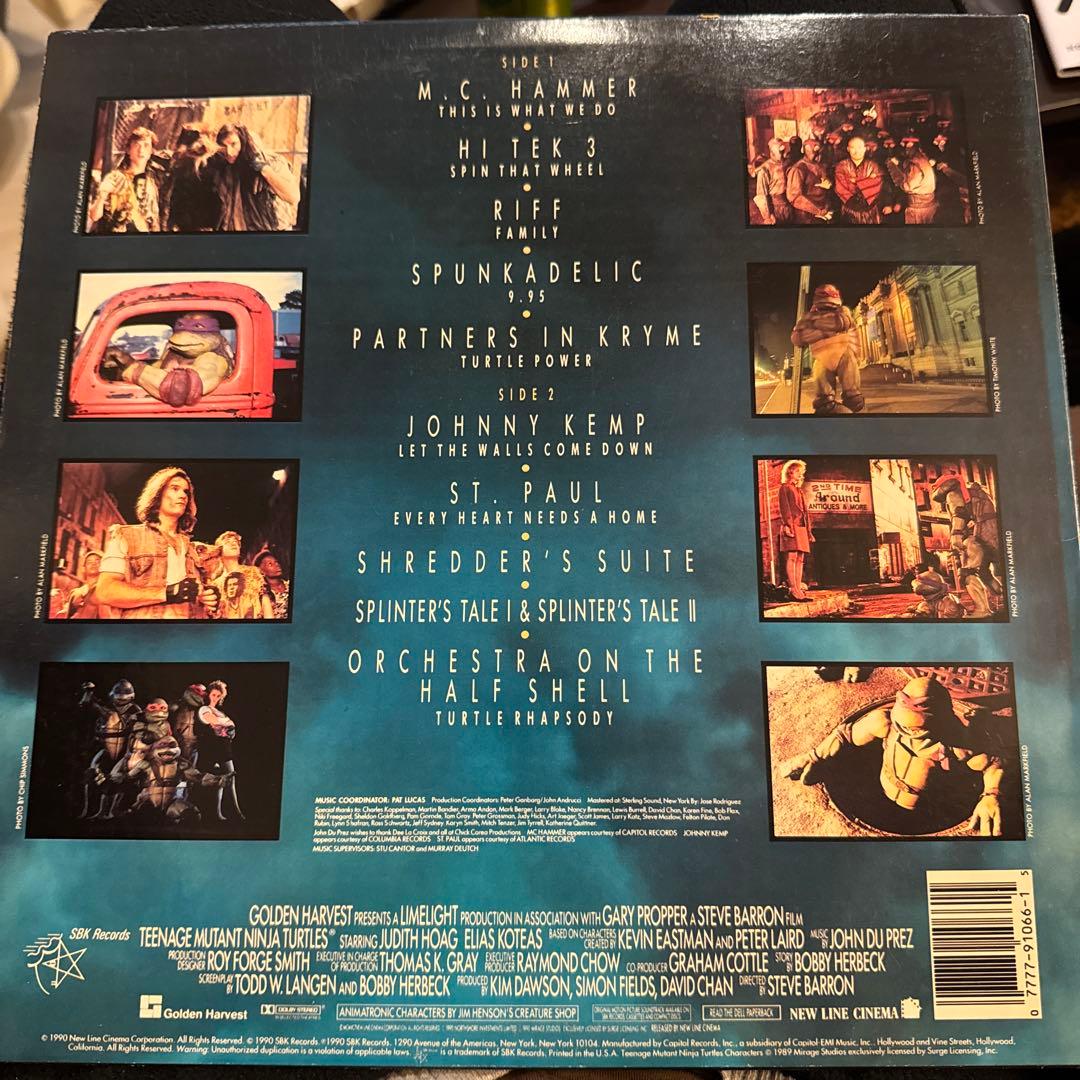 (レア)ティーンエイジ・ミュータント・ニンジャ・タートルズ sbk レコード