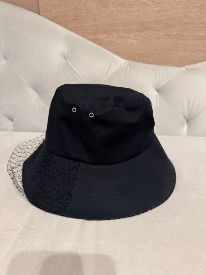 DIOR Teddy-D ベール付き ワイドブリム ボブハット