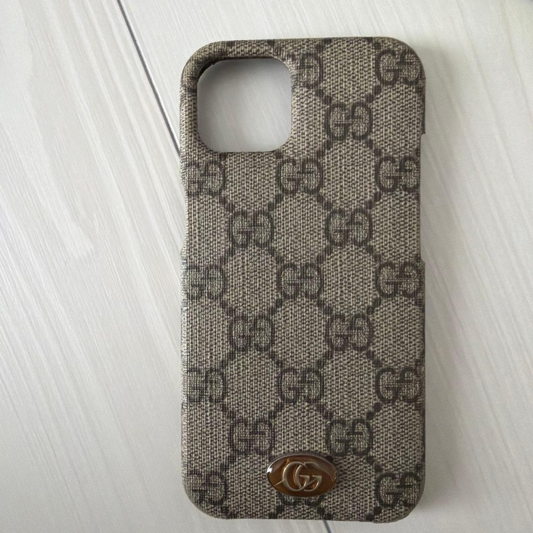 GUCCI GGパターン iPhone用ケース iPhone13