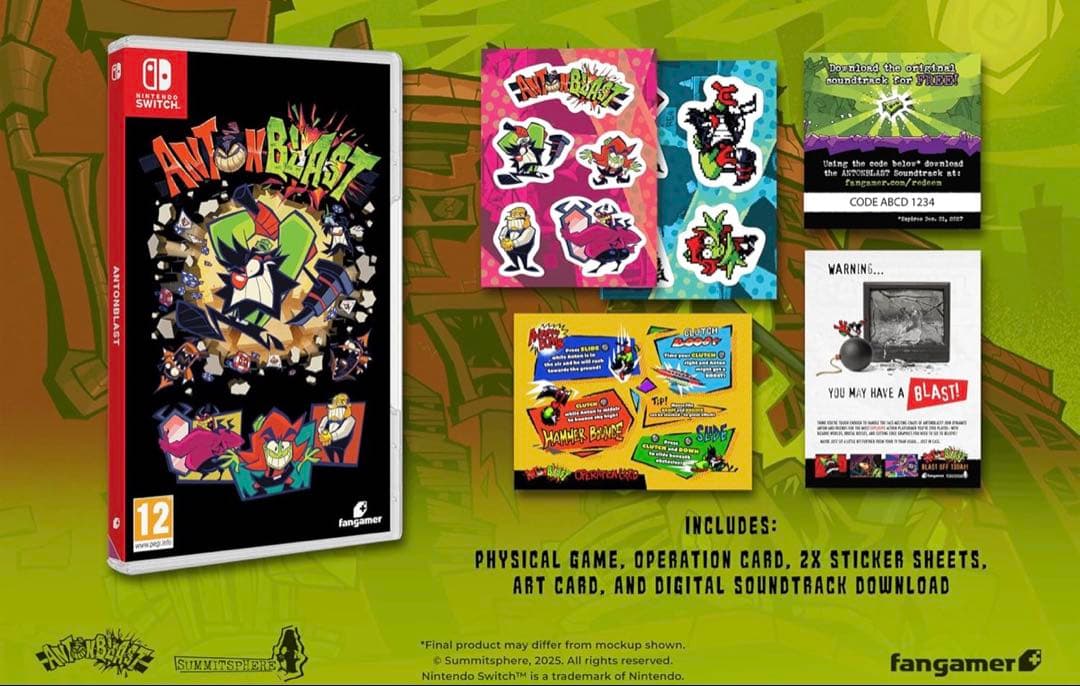 Nintendo Switch ANTONBLAST switch