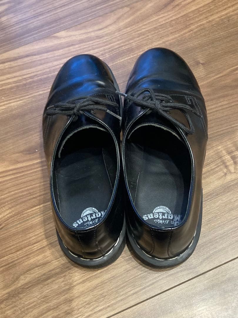 4*6様 Dr. Martens ブラック 3ホール　UK10 ホワイトステッチ