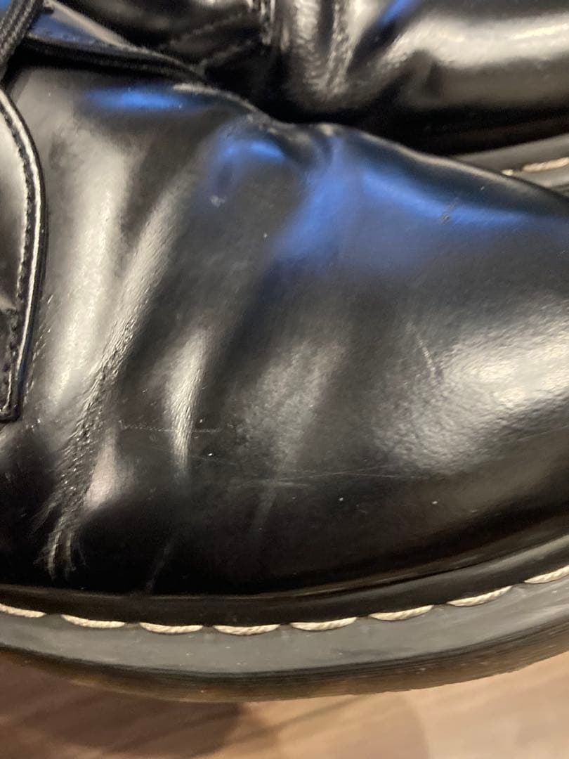 4*6様 Dr. Martens ブラック 3ホール　UK10 ホワイトステッチ