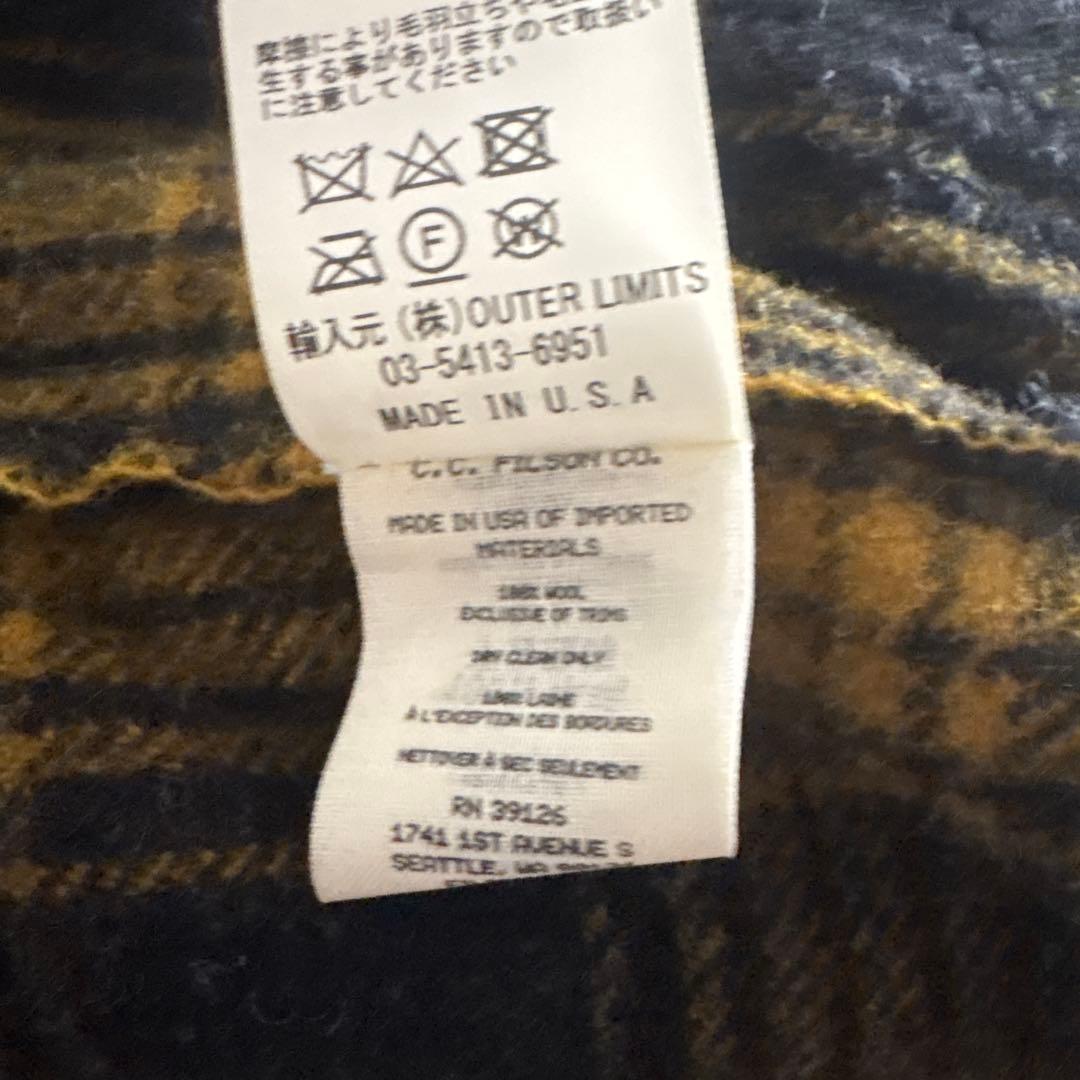 フィルソンマッキーノクルーザージャケットゴールドオンブレ FILSON M