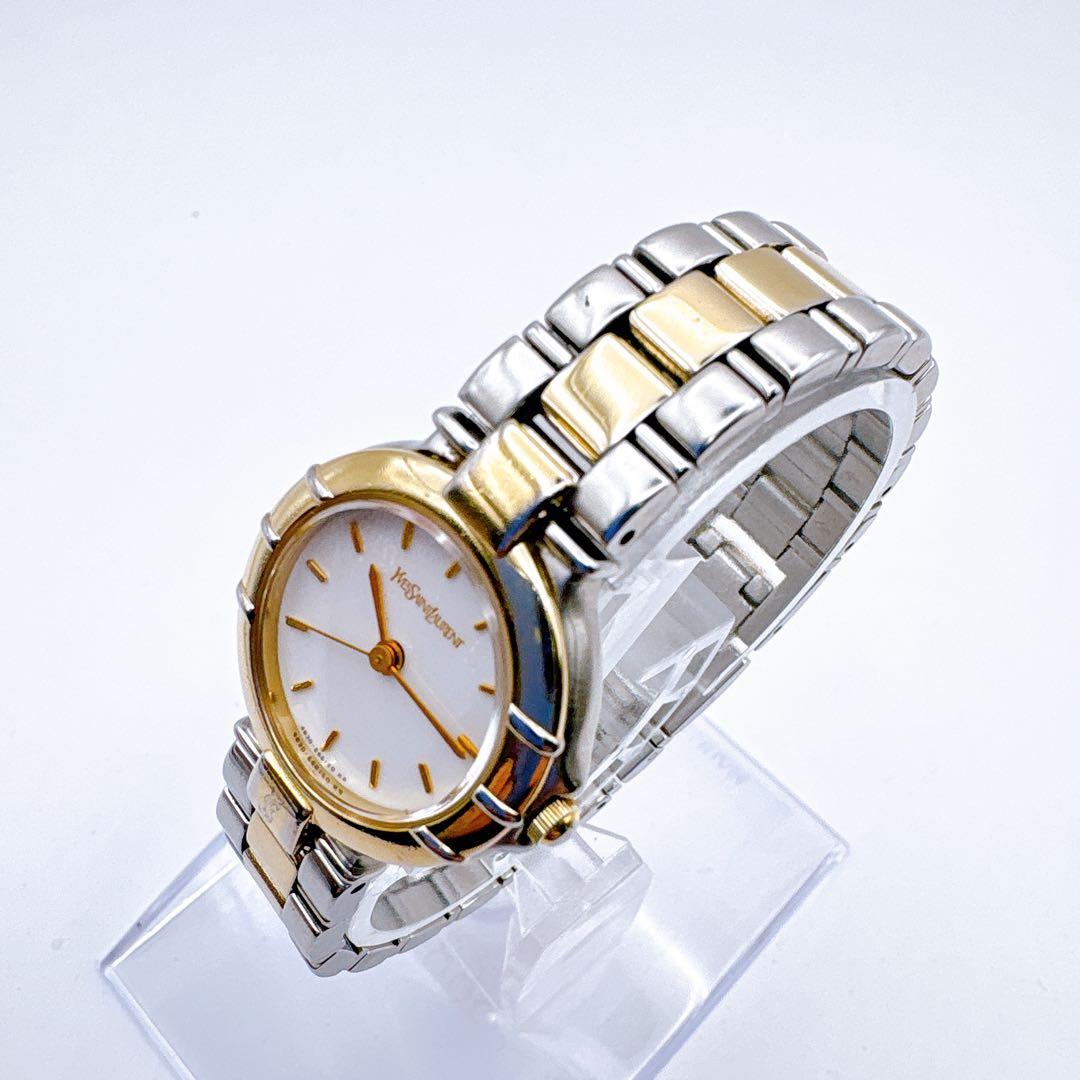 稼働品 Yves Saint Laurent 腕時計 クォーツ ゴールド