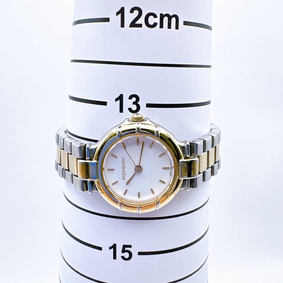 稼働品 Yves Saint Laurent 腕時計 クォーツ ゴールド