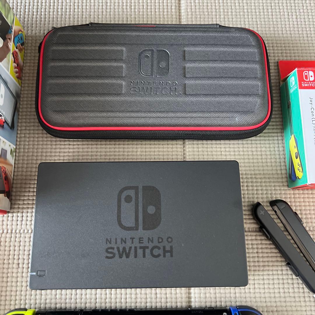【Nintendo Switch 本体 セット】&【マリオカート用ハンドル付】