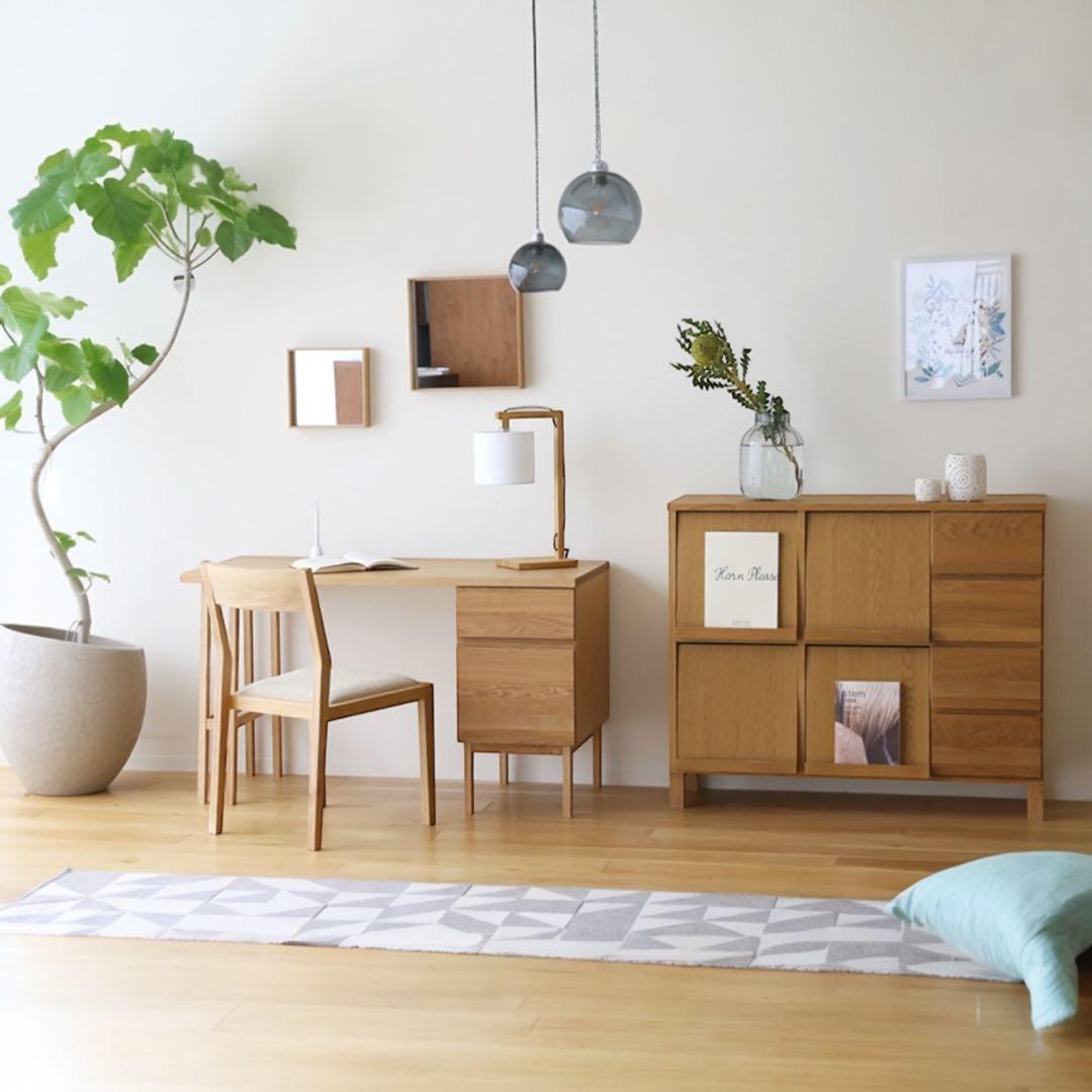 高野木工　壁掛けミラー　35×35