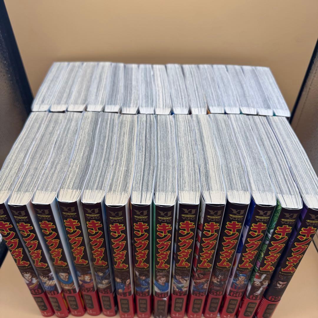 P*n様 No.58766-2 キングダム 初版帯付き49-77巻セット
