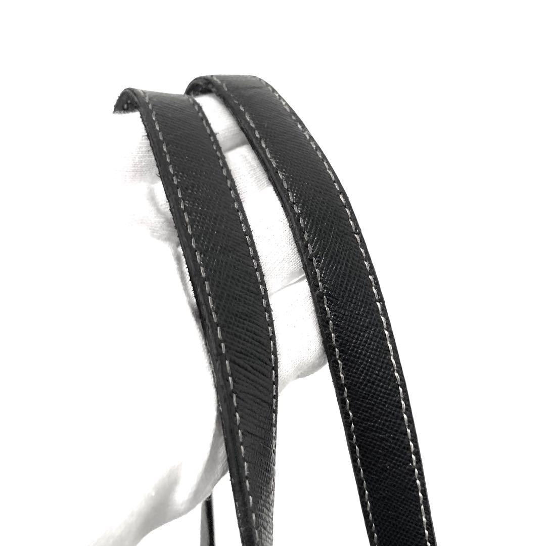 プラダ　PRADA トートバッグ　サフィアーノレザー　ナイロン　ショルダーバッグ