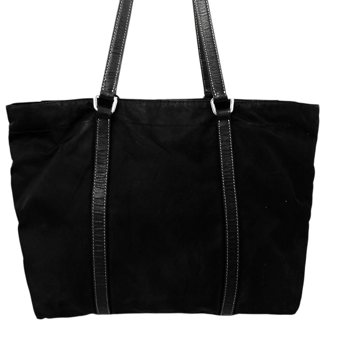 プラダ　PRADA トートバッグ　サフィアーノレザー　ナイロン　ショルダーバッグ