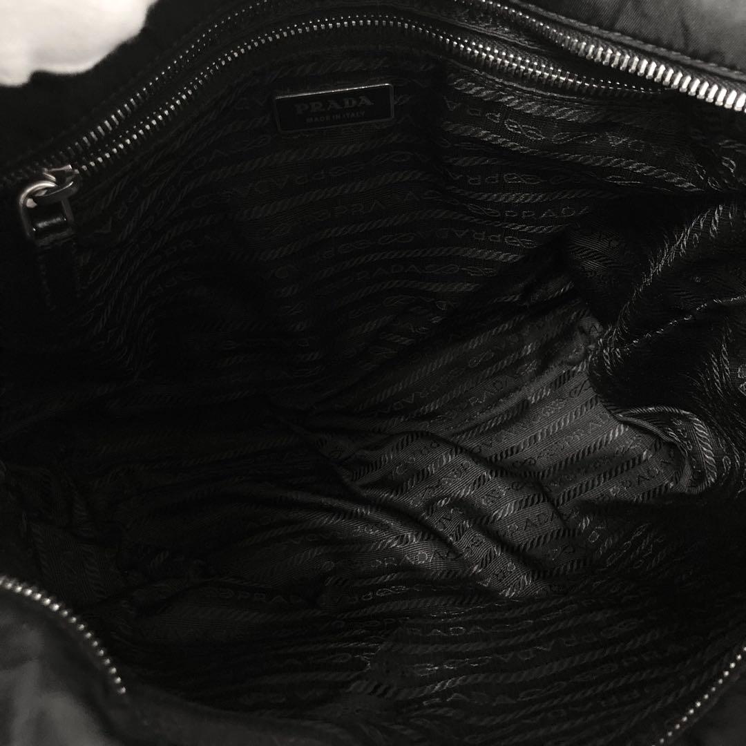 プラダ　PRADA トートバッグ　サフィアーノレザー　ナイロン　ショルダーバッグ