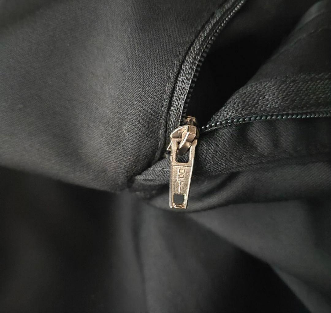 レア 80~ VALENTINO 2タック ワイドスラックス 黒 OPTIジップ