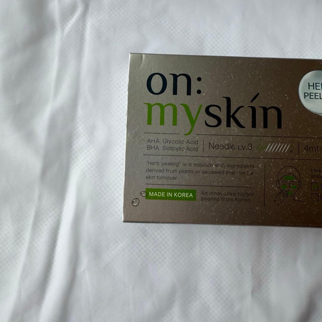 【新品】on: my skin オンマイスキン ハーブピーリングマスク　　3個