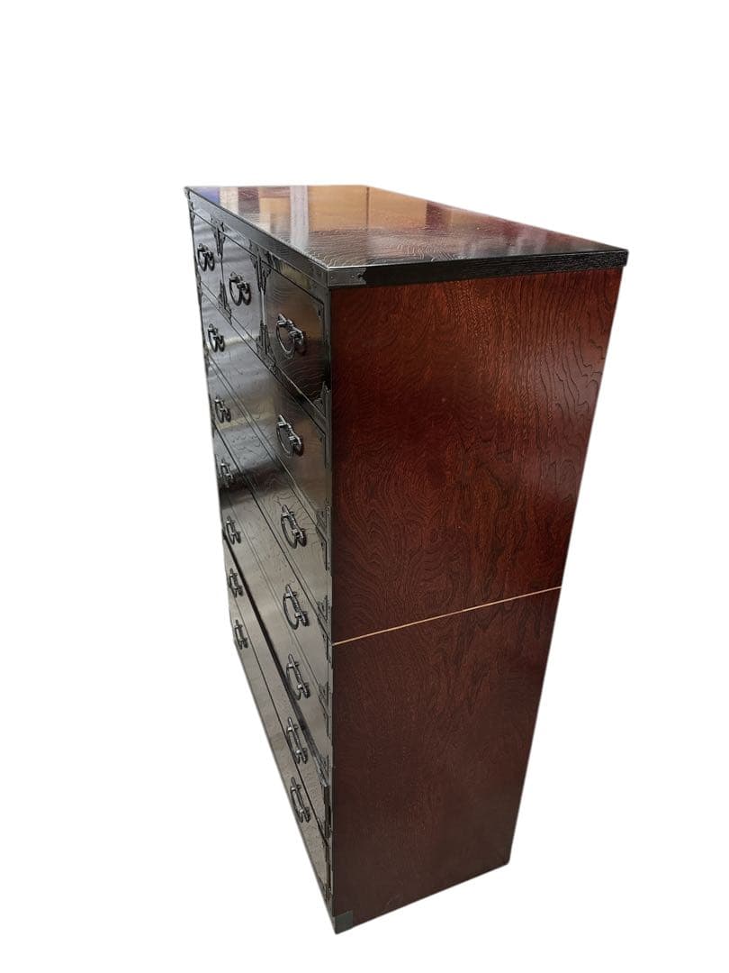 美品　民芸箪笥 和たんす 和風 ローチェスト　7段二部式