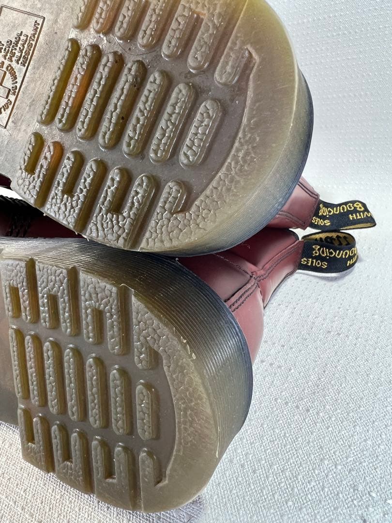 UK9_28cm Dr.Martens 1460 8ホールブーツ チェリーレッド