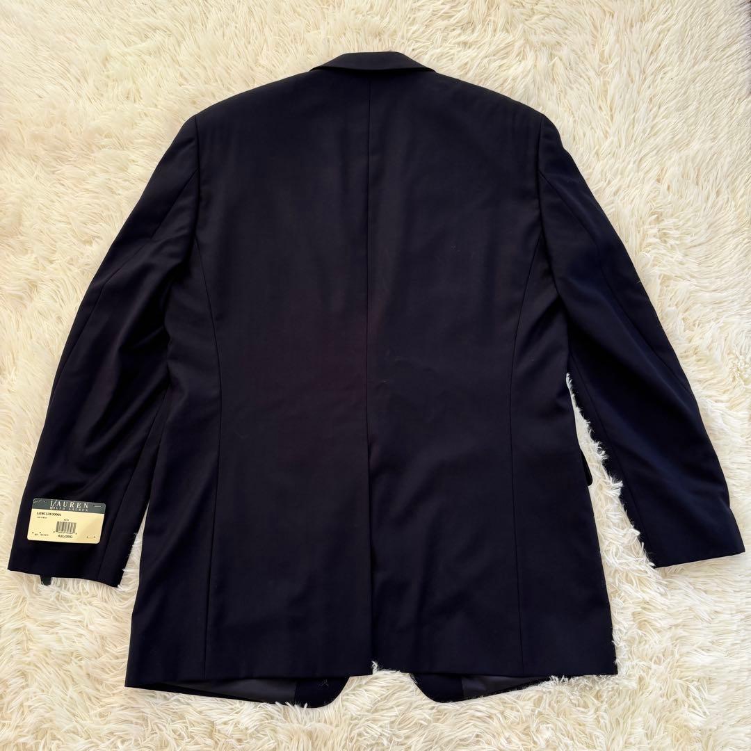 未使用ラルフローレンRALPH LAUREN 金釦紺ブレ2Bテーラードジャケット