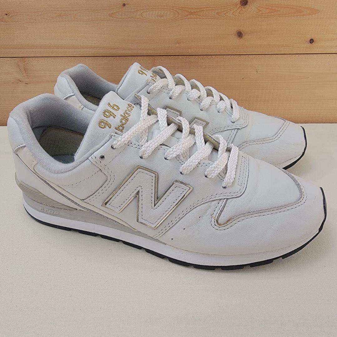 ニューバランス CM996HA2 ホワイト レザー 24cm
