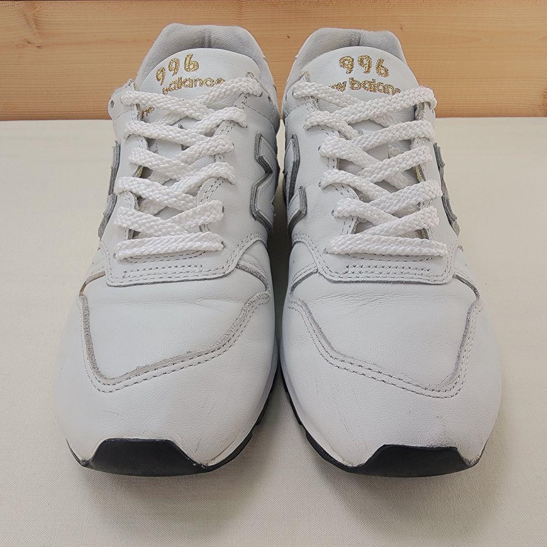 ニューバランス CM996HA2 ホワイト レザー 24cm