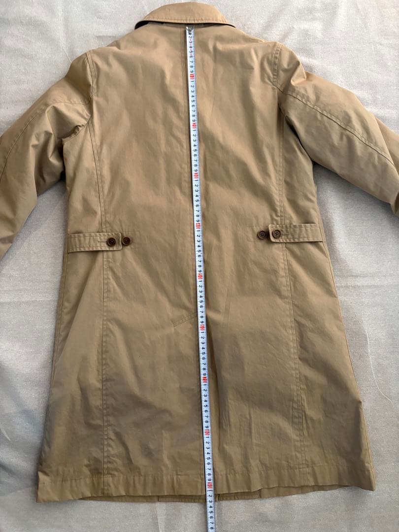 マーガレットハウエル ロングステンカラーコート ダウンライナー付 ベージュ II