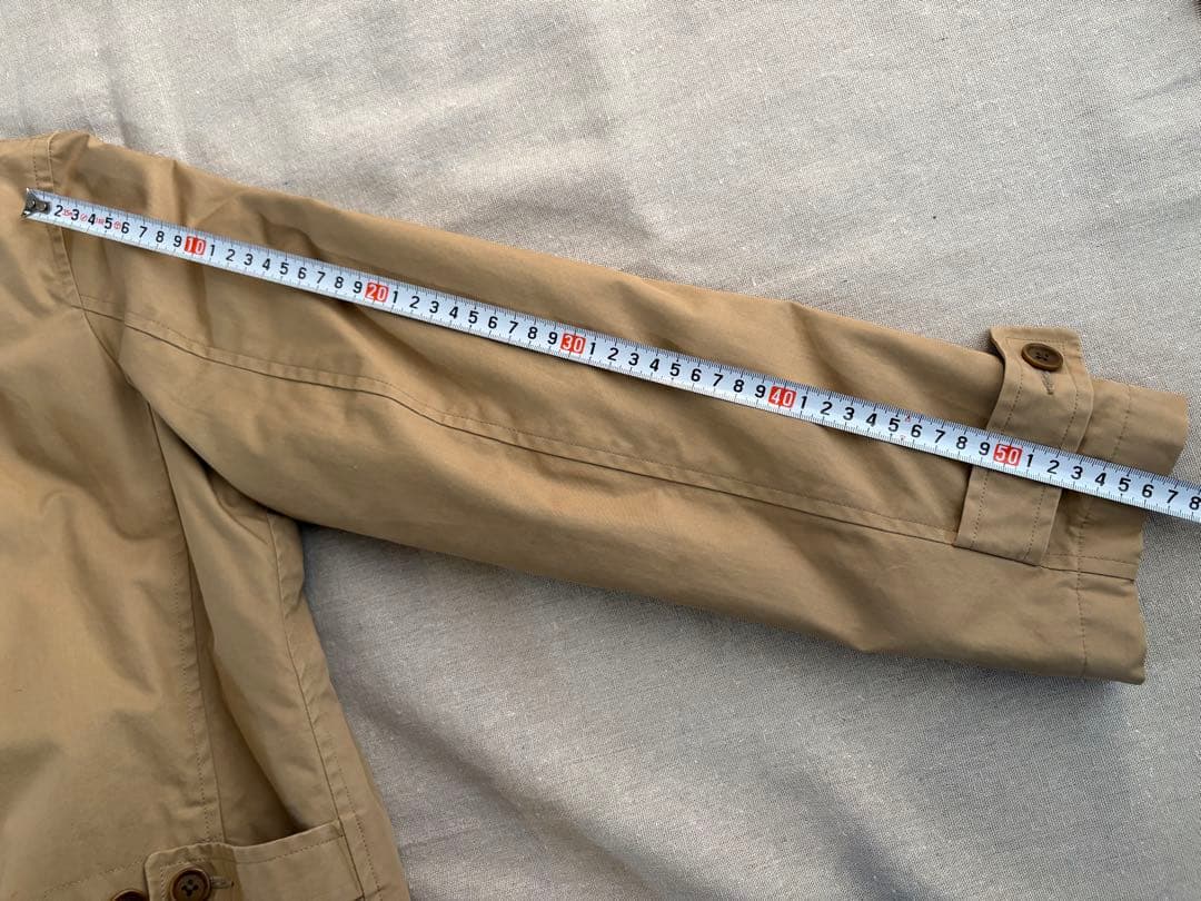 マーガレットハウエル ロングステンカラーコート ダウンライナー付 ベージュ II