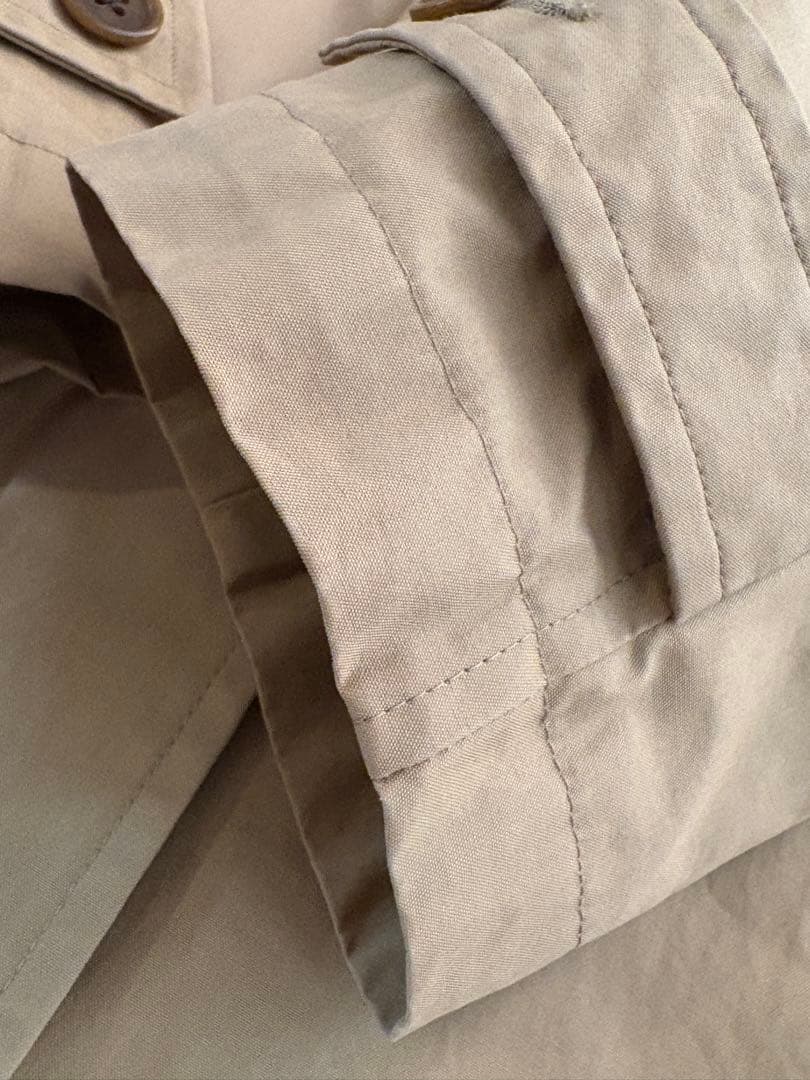 マーガレットハウエル ロングステンカラーコート ダウンライナー付 ベージュ II