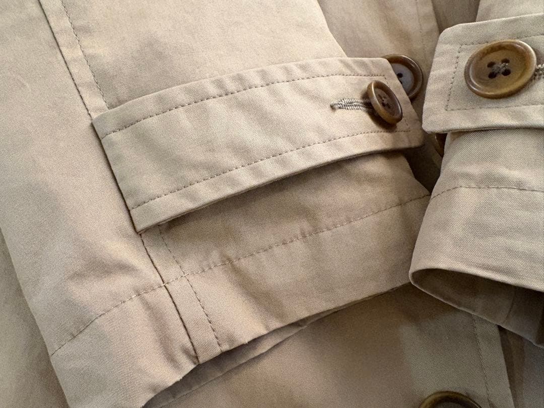 マーガレットハウエル ロングステンカラーコート ダウンライナー付 ベージュ II