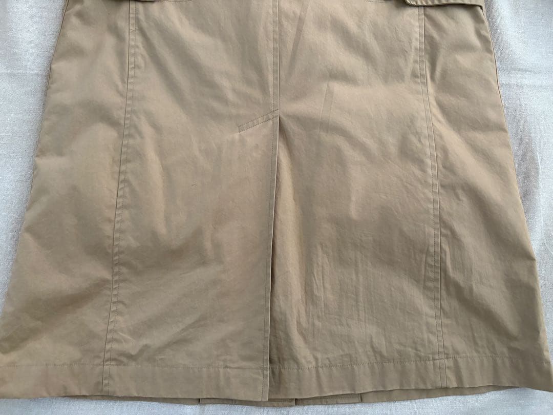 マーガレットハウエル ロングステンカラーコート ダウンライナー付 ベージュ II