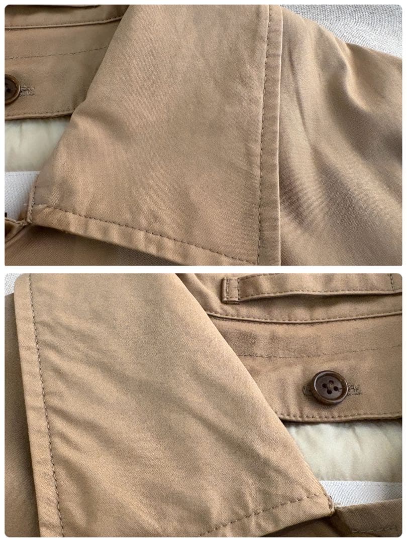 マーガレットハウエル ロングステンカラーコート ダウンライナー付 ベージュ II