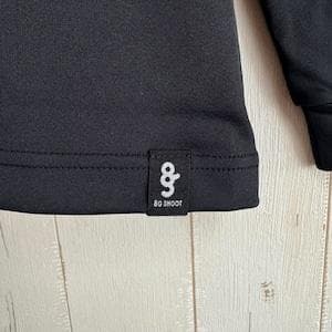 8G SHOOT　LOGO PRINT MOCK NECK L/S TEE