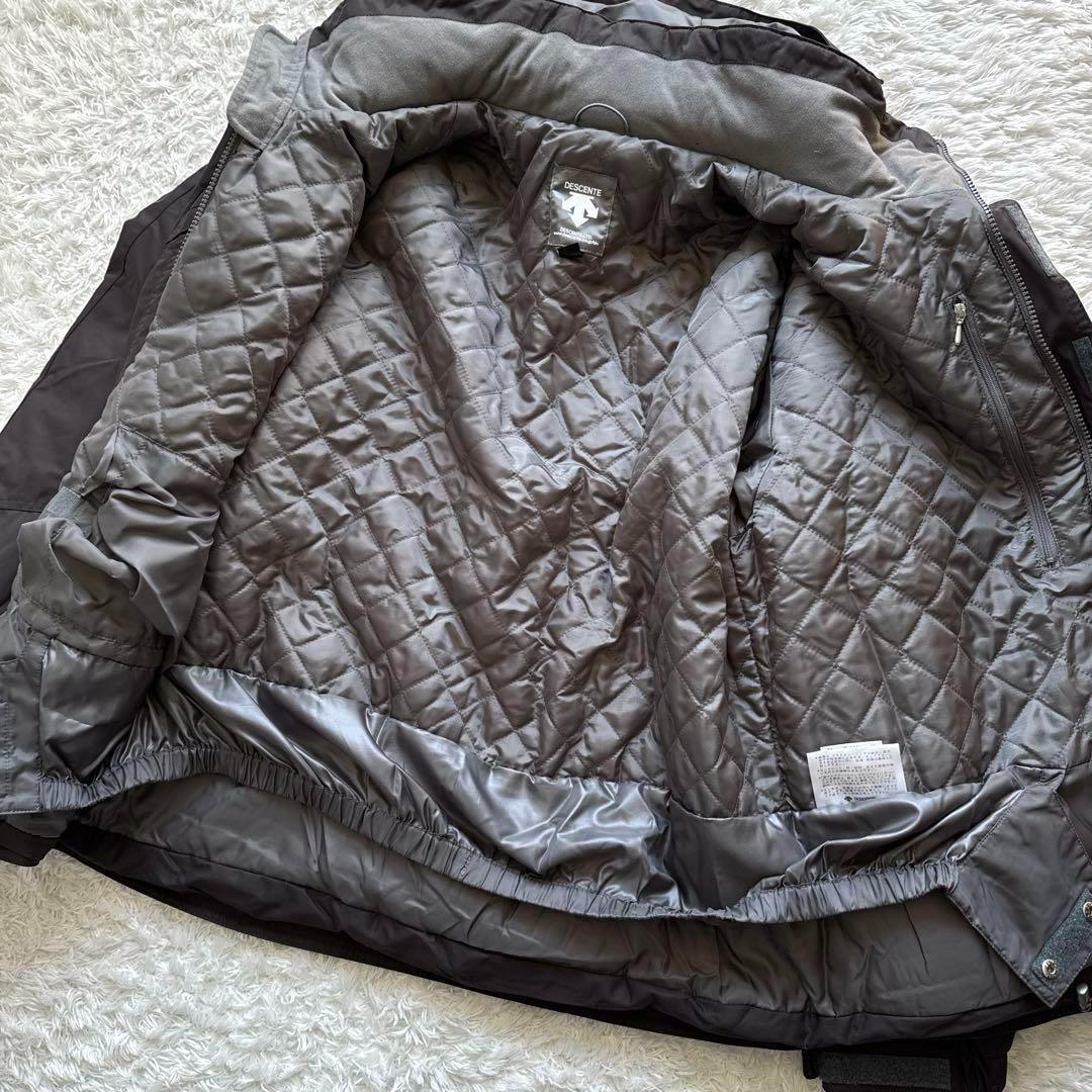 デサント スキーウェア スノボー ウェア 上下セット M L 焦げ茶