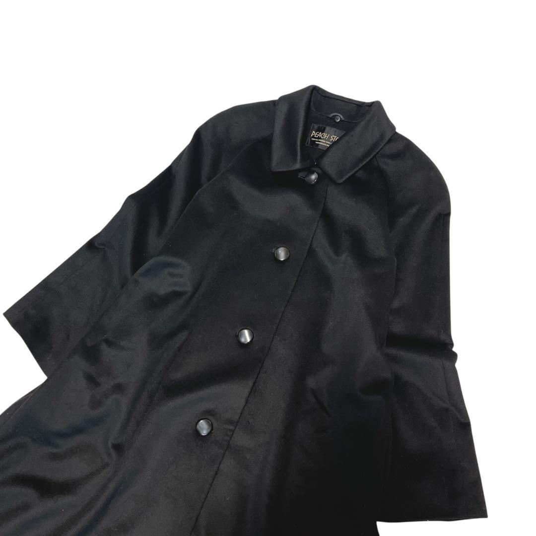 極美品✨カシミヤ100% マキシ丈ロングコート SAGA MINK 2WAY