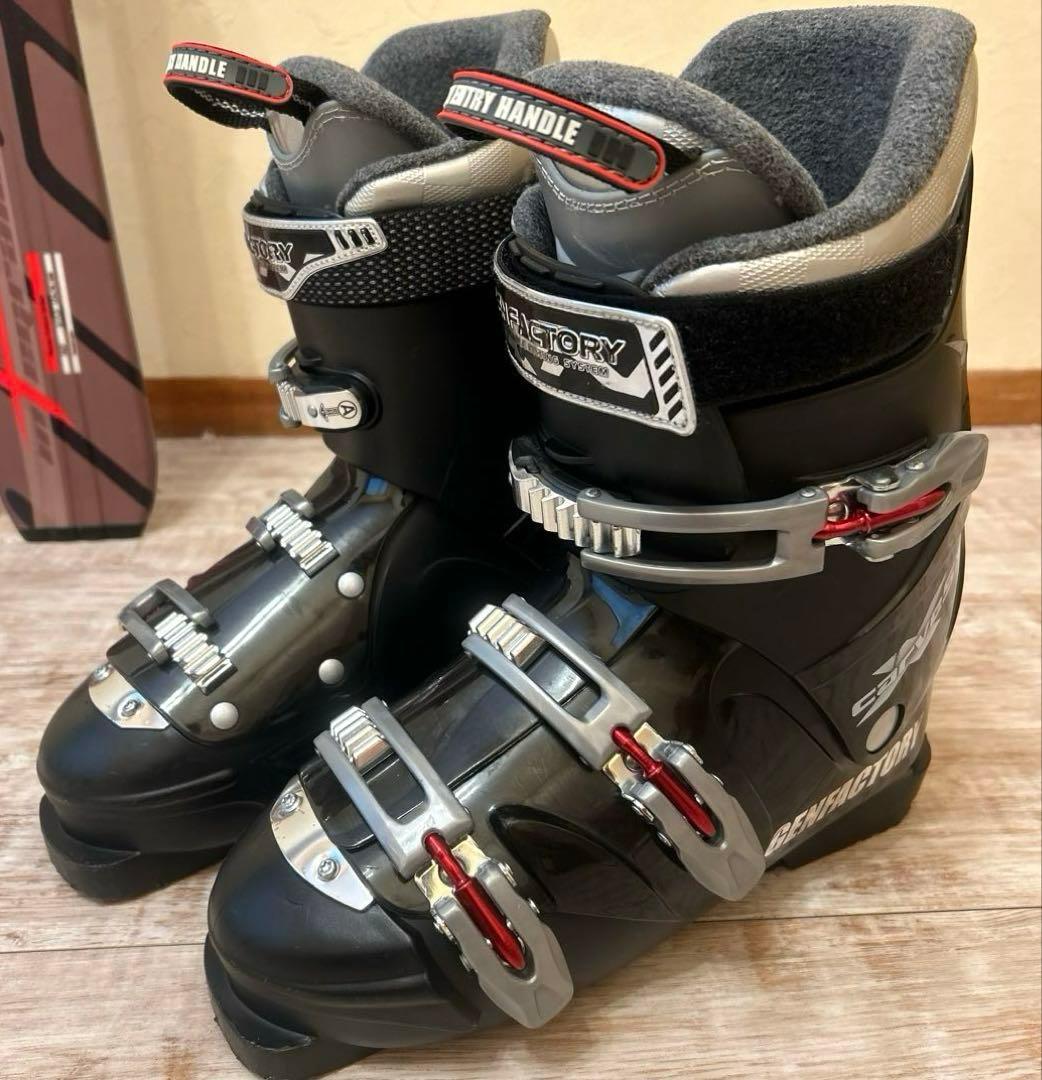 ◾️カービングスキーセット　スキー板163㎝　ブーツ27㎝　男性用　メンズ用