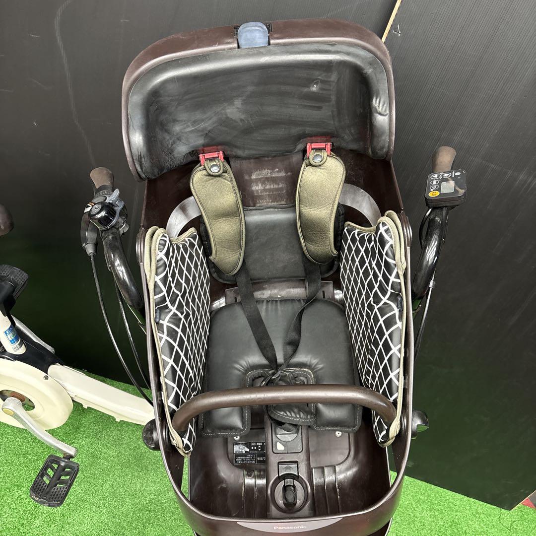 電動自転車 Panasonic Gyutto アイボリー 3人乗り対応　46
