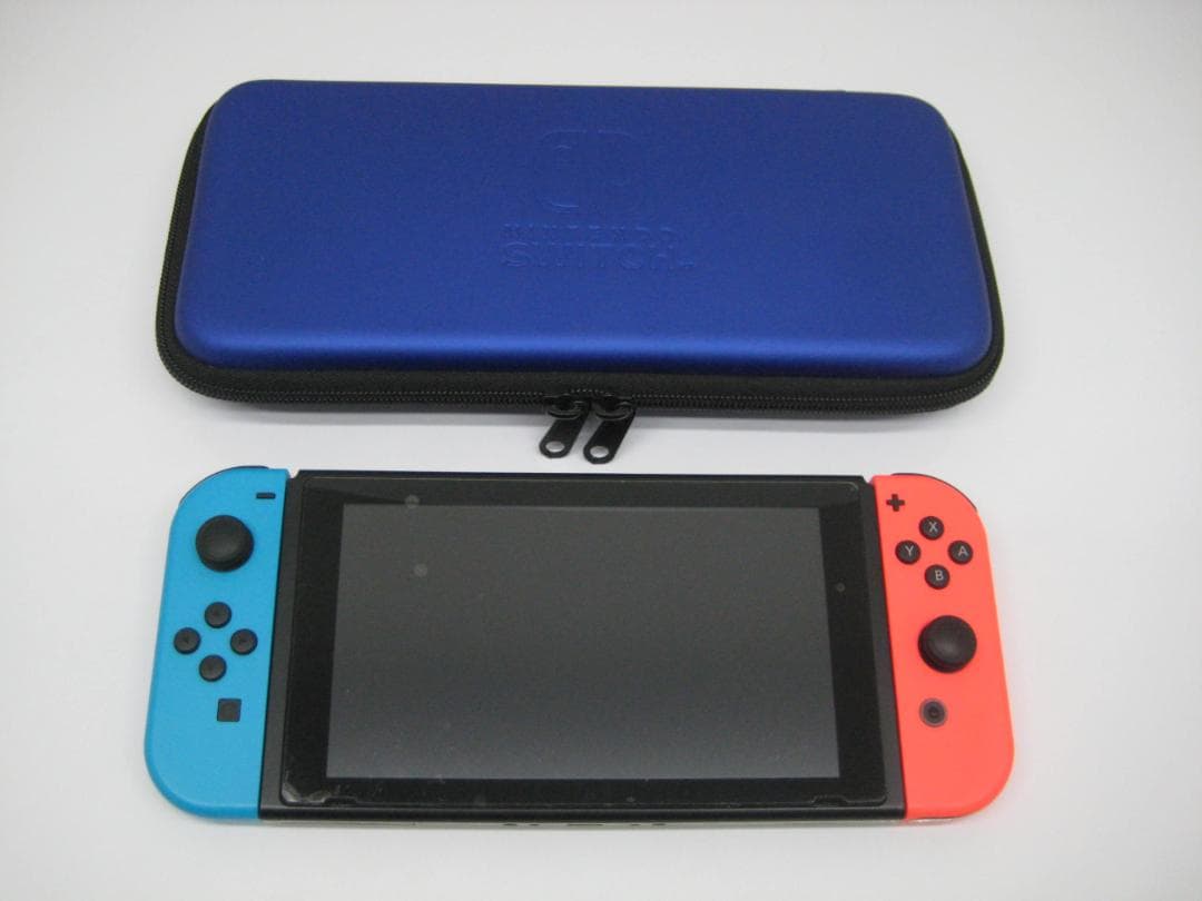 Nintendo Switch 本体 青/赤 ケース付き