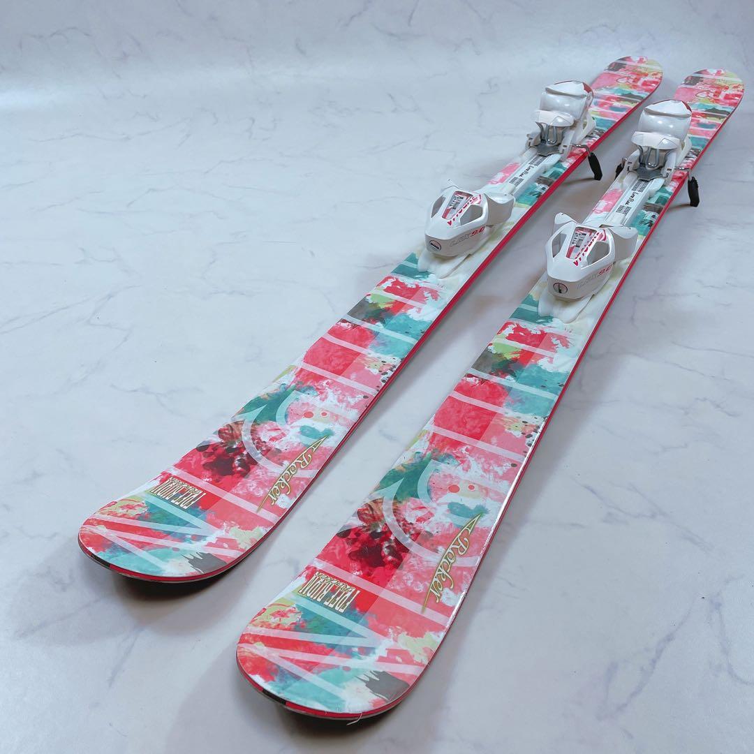 【使用1回極美品】レディース フリースタイル スキー板 ３点セット 130
