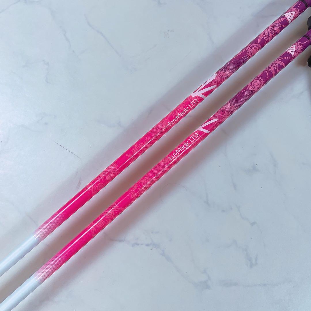 【使用1回極美品】レディース フリースタイル スキー板 ３点セット 130