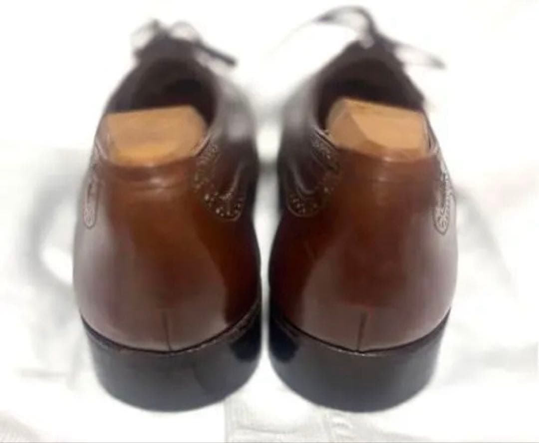 極上美品 高級 BALLY バリー レザー ストレートチップ　シューツリー付