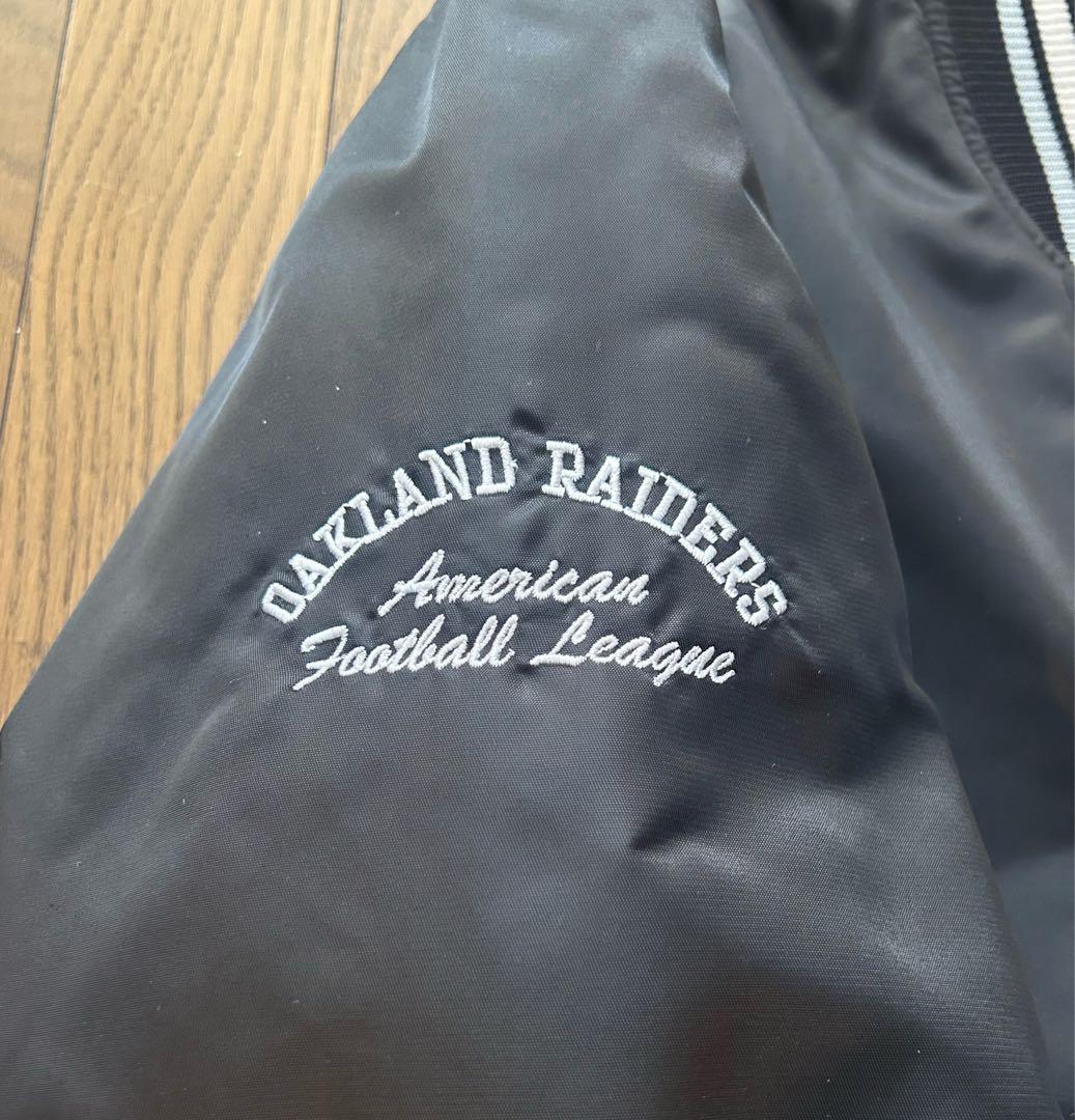 RAIDERS スタジャン ブラック