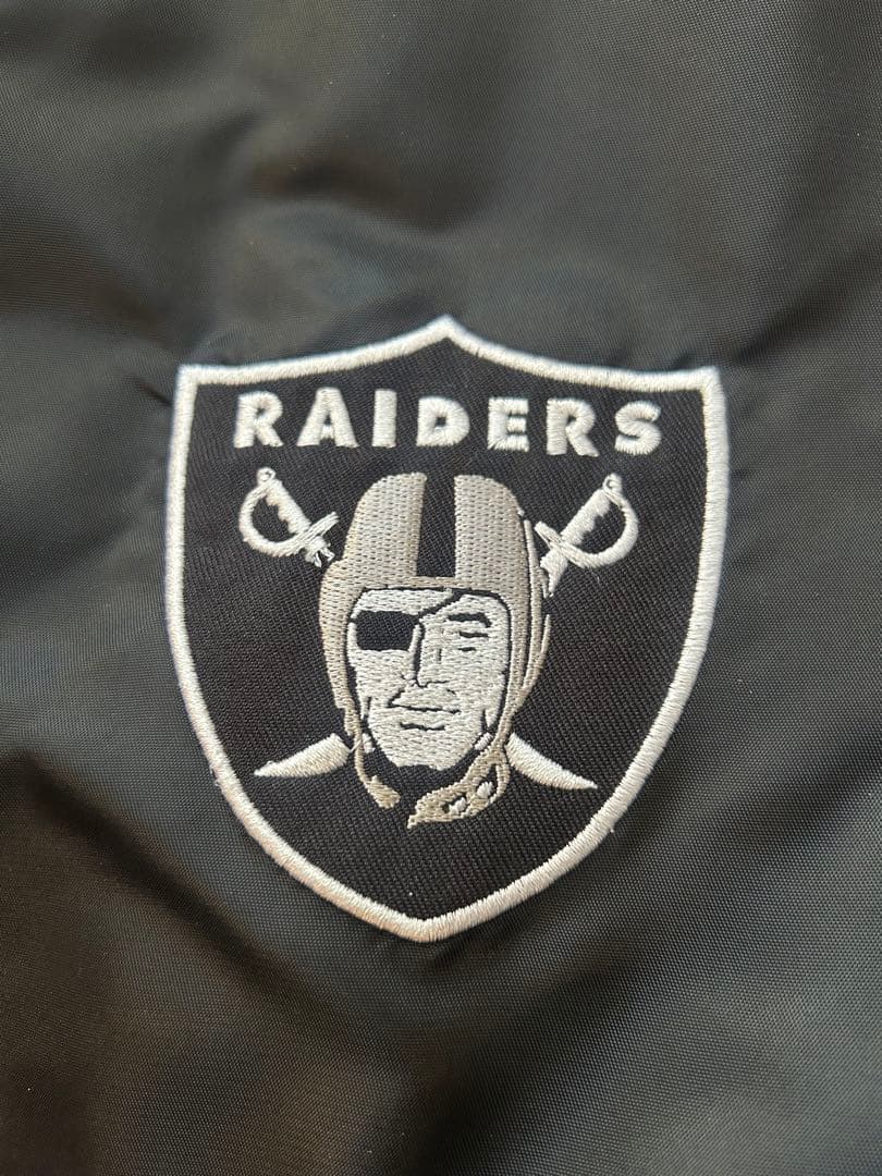 RAIDERS スタジャン ブラック