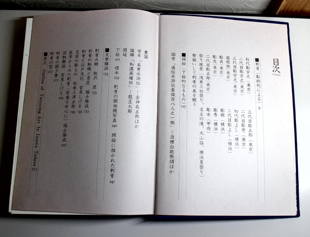 原色日本刺青大鑑　昭和48年1月20日印刷　中古本　貴重