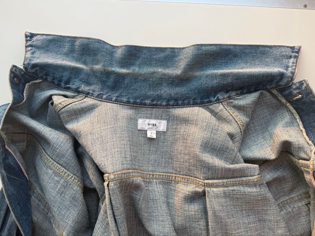 HYKE ハイクBALLOON SLEEVE DENIM JACKET サイズ1