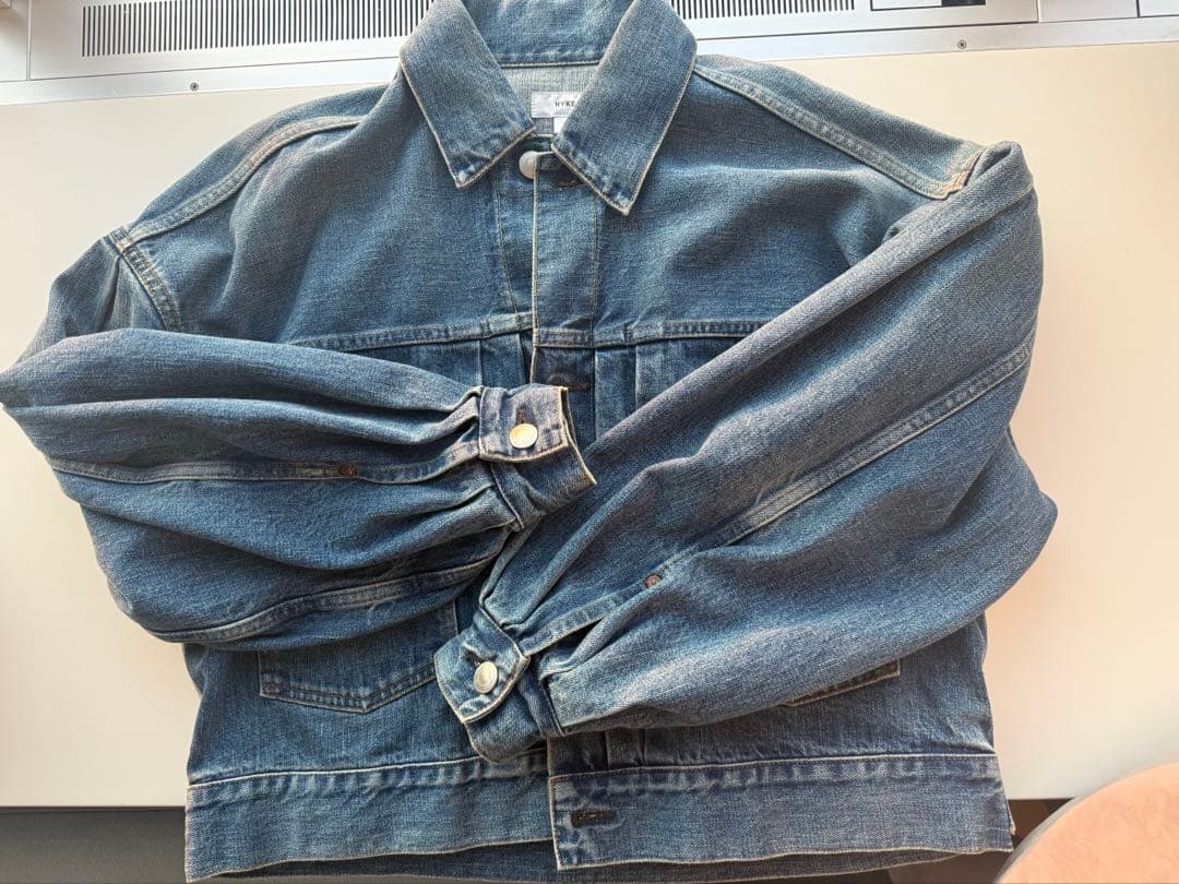 HYKE ハイクBALLOON SLEEVE DENIM JACKET サイズ1