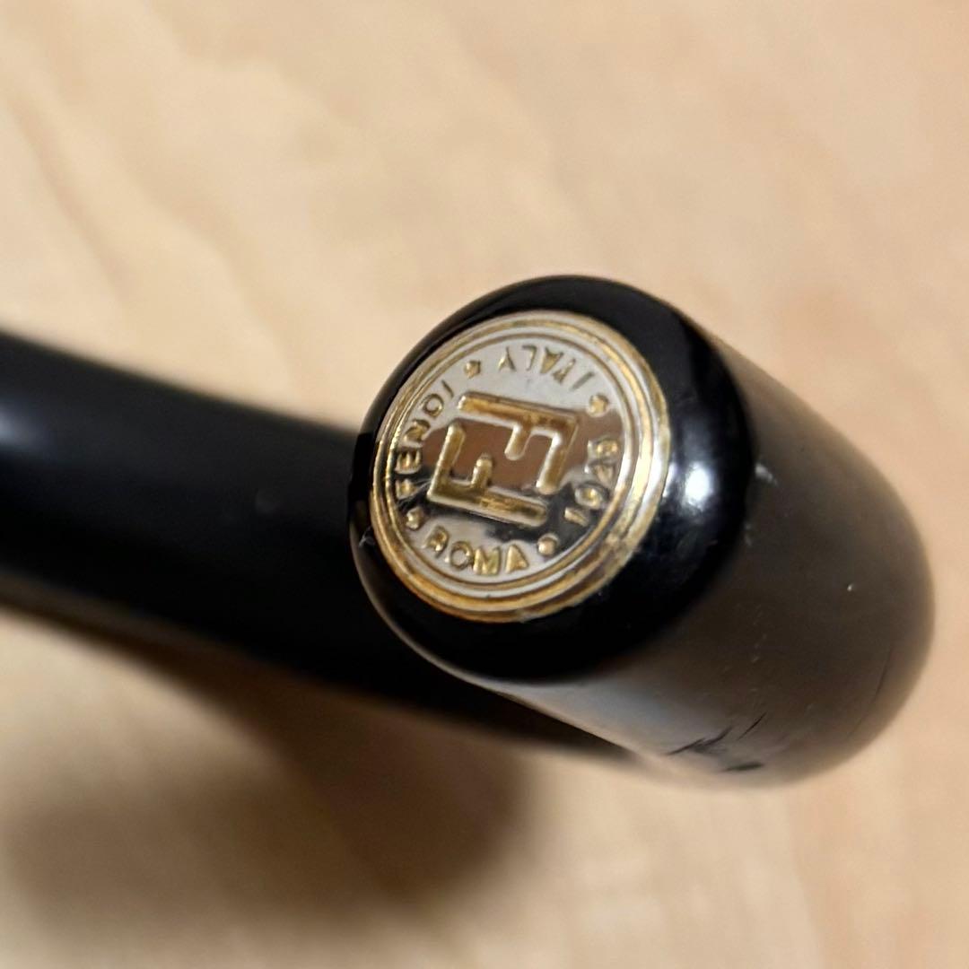 【人気】FENDI フェンディ 傘 ズッカ柄 総柄 茶色 ブラウン