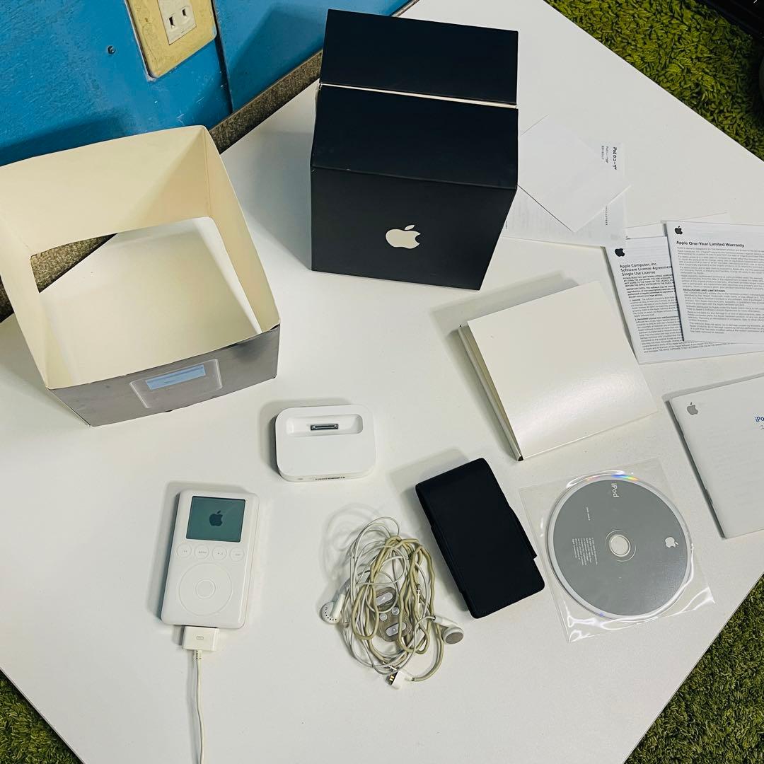 iPod A1040 説明書、ヘッドフォン充電器、箱付き動作品