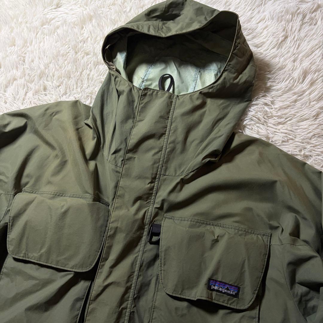 希少■patagonia Deep Wading Jacket オリーブ　M